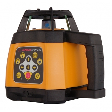 LAMIGO SPIN 220 NIWELATOR LASEROWY STATYW STLQ3M + ŁATA + DIGGER RC